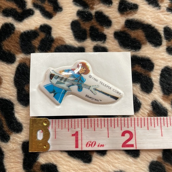 1986 SILVERHAWKS 💙 Bluegrass Vintage Puffy Sticker Kenner 80s Collectible Retro - Picture 10 of 15